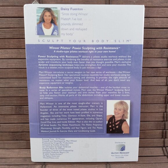 Lot 2 Winsor Pilates Power Sculpting With Resistance Abs Sculpt Your Body Slim - Picture 3 of 5
